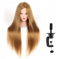 KADERNÍCKA HLAVA TRÉNINGOVÁ HLAVA NA ČESANIE STOJÍK TERM VLASOV 70cm BLOND2 KADERNÍCKA HLAVA TRÉNINGOVÁ HLAVA NA ČESANIE STOJÍK TERM VLASOV 70cm BLOND2