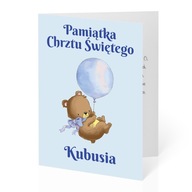 Karta krstu s personalizovanými želaniami Karta krstu s personalizovanými želaniami