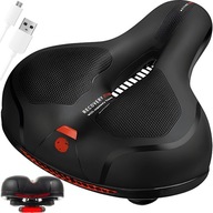 POHODLNÉ MÄKKÉ SEDLO NA BICYKEL, ŠPORTOVÁ LAMPA POHODLNÉ MÄKKÉ SEDLO NA BICYKEL, ŠPORTOVÁ LAMPA