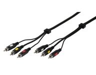 3x Cinch RCA M - 3x Cinch RCA M 2m. A/V VIVANCO 3x Cinch RCA M - 3x Cinch RCA M 2m. A/V VIVANCO