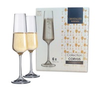 Bohemia Corvus poháre na šampanské 160 ml 6 ks Bohemia Corvus poháre na šampanské 160 ml 6 ks