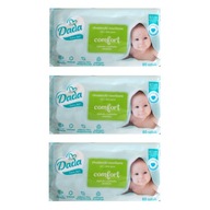 Dada Extra Soft Comfort vlhčené obrúsky 3x80 kusov Dada Extra Soft Comfort vlhčené obrúsky 3x80 kusov