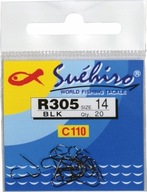 Súťažné háčiky Milo Suehiro R305 BLK veľ 18 Súťažné háčiky Milo Suehiro R305 BLK veľ 18