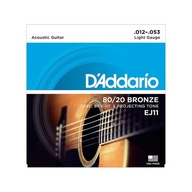 Struny pre akustickú gitaru D'Addario 12-63 EJ11 Struny pre akustickú gitaru D'Addario 12-63 EJ11