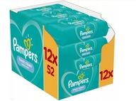 PAMPERS FRESH CLEAN VLHČENÉ Utierky 12x52 PAMPERS FRESH CLEAN VLHČENÉ Utierky 12x52