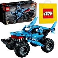 LEGO TECHNICS Monster Jam Megalodon 42134 SHARK 2v1 + TAŠKA