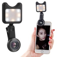 OBJEKTÍV K TELEFÓNU PRE SMARTPHONE LED LAMPA APEXEL OBJEKTÍV K TELEFÓNU PRE SMARTPHONE LED LAMPA APEXEL