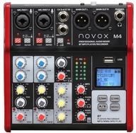 NOVOX M4 MKII - ANALOGOVÝ AUDIO MIXER MP3 / USB / BT