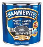 Farba na hrdzu Hammerite, LESK TMAVO SIVÁ 2,5L Farba na hrdzu Hammerite, LESK TMAVO SIVÁ 2,5L