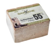 Mydlo Aleppo 180g 55% ol. vavrín. 45% olivový olej Saryane Mydlo Aleppo 180g 55% ol. vavrín. 45% olivový olej Saryane