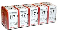 10 X H7 halogénová žiarovka 12V 55W UV filter E4