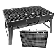 TURISTICKÝ GRIL PRENOSNÝ SKLADACÍ KUFOR 43cm VÄČŠIE VERZIE XL 43x29cm TURISTICKÝ GRIL PRENOSNÝ SKLADACÍ KUFOR 43cm VÄČŠIE VERZIE XL 43x29cm