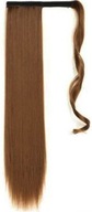 PRIPOJENÝ hnedý PONY chvost 60cm ako NATURAL PRIPOJENÝ hnedý PONY chvost 60cm ako NATURAL