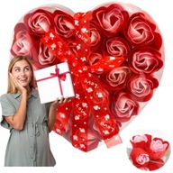 MYDLOVÉ RÚŽE valentínsky darček kvety DARČEK MYDLOVÉ RÚŽE valentínsky darček kvety DARČEK