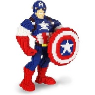 Bloky DUZ Captain America VEĽKÁ Figurína 3D 8100 el