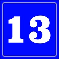 Nie 90 Číslica 13 - VÝSTRAŽNÁ TABUĽKA Nie 90 Číslica 13 - VÝSTRAŽNÁ TABUĽKA