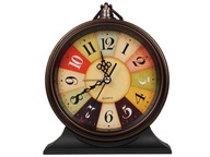 Mantel Clock Stojaci budík Čierny okrúhly tichý Mantel Clock Stojaci budík Čierny okrúhly tichý