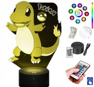 Stolná lampa Pokemon Charmander 16 LED PLEXIDO Stolná lampa Pokemon Charmander 16 LED PLEXIDO
