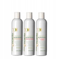 Brazílsky keratín Encanto vyrovnávanie vlasov 3x100ml Brazílsky keratín Encanto vyrovnávanie vlasov 3x100ml