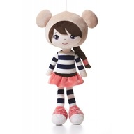 Plyšová handrová bábika, mäkká bábika Nadin, 42 cm