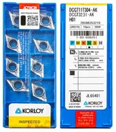 KARBIDOVÉ DOSKY DCGT11T304 AK H01 KORLOY 10 ks. KARBIDOVÉ DOSKY DCGT11T304 AK H01 KORLOY 10 ks.