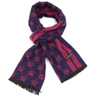 Pánska kašmírová šatka HXM-17 NAVY DARK RED Pánska kašmírová šatka HXM-17 NAVY DARK RED