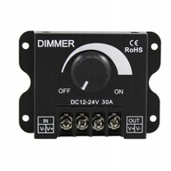 Manuálny stmievač 30A 360W 12V-24V DC LED pásik Manuálny stmievač 30A 360W 12V-24V DC LED pásik