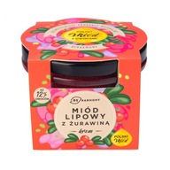 Lipový med s brusnicami - smotana (do 12% ovocia) Lipový med s brusnicami - smotana (do 12% ovocia)