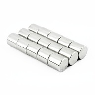 VALEC NEODYMOVÝ MAGNET 8x8 N38 SADA 15 ks VALEC NEODYMOVÝ MAGNET 8x8 N38 SADA 15 ks