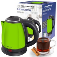VÝKONNÁ Elektrická kanvica 1350 W 1,0L ZELENÁ VÝKONNÁ Elektrická kanvica 1350 W 1,0L ZELENÁ
