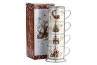 4 VIANOČNÉ HRNÍČKY S MIKULÁŠOM, VIANOČNÝ STROMČEK, SNEHULIENKA, PORCELÁN, 330 ml. NÁDHERNÝ DARČEK 4 VIANOČNÉ HRNÍČKY S MIKULÁŠOM, VIANOČNÝ STROMČEK, SNEHULIENKA, PORCELÁN, 330 ml. NÁDHERNÝ DARČEK