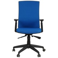 Otočná kancelárska stolička, modrá kancelárska stolička