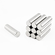 VALCOVÝ NEODYMIOVÝ MAGNET 6X20 N38 SADA 10ks VALCOVÝ NEODYMIOVÝ MAGNET 6X20 N38 SADA 10ks