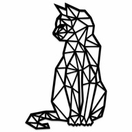 Geometrický obrázok Mačka 40x26cm PRELATÉ 3D DEKORÁCIE