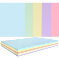 Farebný papier pre výtvarné tlačiarne 250 listov A4 80gsm - pastelové farby Farebný papier pre výtvarné tlačiarne 250 listov A4 80gsm - pastelové farby