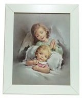 OBRAZ V BIELOM RÁME ANJEL STRÁŽNY 25X30 OBRAZ V BIELOM RÁME ANJEL STRÁŽNY 25X30