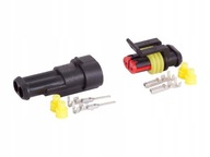SUPERSEAL 2 PIN hermetický konektor kocka 5 KS SUPERSEAL 2 PIN hermetický konektor kocka 5 KS