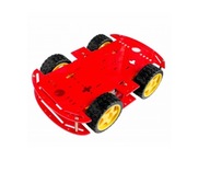 PLATFORMA ROBOTA PRE ARDUINO 4WD ČERVENÁ PLATFORMA ROBOTA PRE ARDUINO 4WD ČERVENÁ