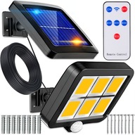 LED SOLAR LAMPA SÚMRAK SNÍMAČ POHYBU + DIAĽKOVÉ OVLÁDANIE