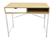 TRAPP písací stôl so zásuvkou 48x95cm dub/biela