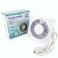 Nástenný ventilátor s vypínačom na kábli, biely 01-096 E125 air ROXY