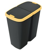KEDEN COMPACTA DUO ODPADOVÝ KOŠ ŽLTÝ ČIERNA 45L KEDEN COMPACTA DUO ODPADOVÝ KOŠ ŽLTÝ ČIERNA 45L
