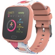 Smartwatch hodinky športový remienok smartband pre deti dievčatá kvety