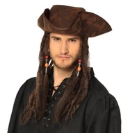 SUPER PIRÁTSKY KLOBÚK S DREADOM A KORÁLKAMI PIRÁTSKY KLOBÚK SUPER PIRÁTSKY KLOBÚK S DREADOM A KORÁLKAMI PIRÁTSKY KLOBÚK