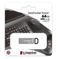 Kingston Pendrive Kyson DTKN/64G USB 3.2 200 MB/s Kingston Pendrive Kyson DTKN/64G USB 3.2 200 MB/s
