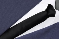 Pánska úzka sleďová kravata SLIM FIT čierna GREG gs18 Pánska úzka sleďová kravata SLIM FIT čierna GREG gs18