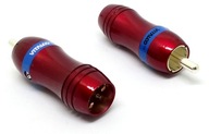 RCA CHINCH HQ zástrčka 8,8 mm x 2 kusy RCA CHINCH HQ zástrčka 8,8 mm x 2 kusy
