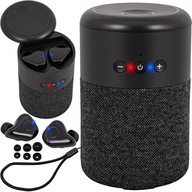 BLUETOOTH 5.1 REPRODUKTOR + BEZDRÔTOVÉ SLÚCHADLÁ BLUETOOTH 5.1 REPRODUKTOR + BEZDRÔTOVÉ SLÚCHADLÁ