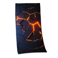 Lava 3D cracks bavlnená savá osuška pre mládež 75x150 Lava 3D cracks bavlnená savá osuška pre mládež 75x150