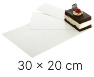 100x Tortový základ Obdĺžniková torta 30x20cm